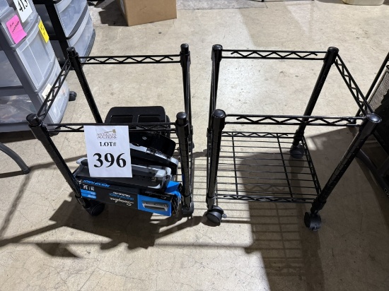 LOT CONSISTING OF METAL ROLLING RACK