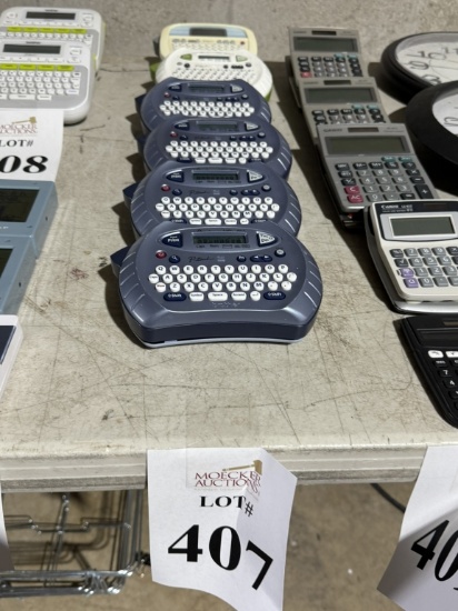 LOT CONSISTING OF BROTHER P-TOUCH LABEL MAKERS