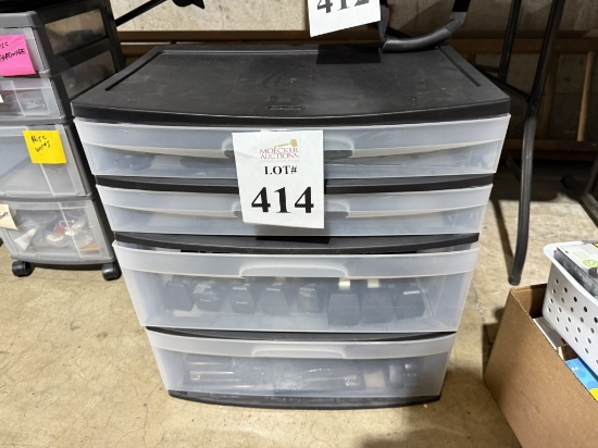 LOT CONSISTING OF PLASTIC STORAGE CABINET