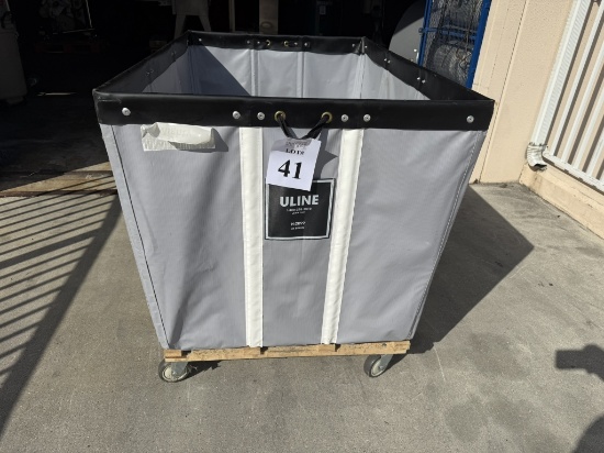 ULINE VINYL BASKET TRUCK H-2099 24 BUSHEL