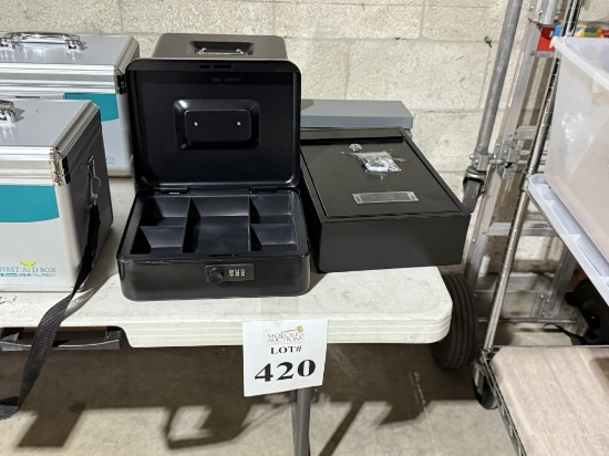 LOT CONSISTING OF ASSORTED CASH BOXES