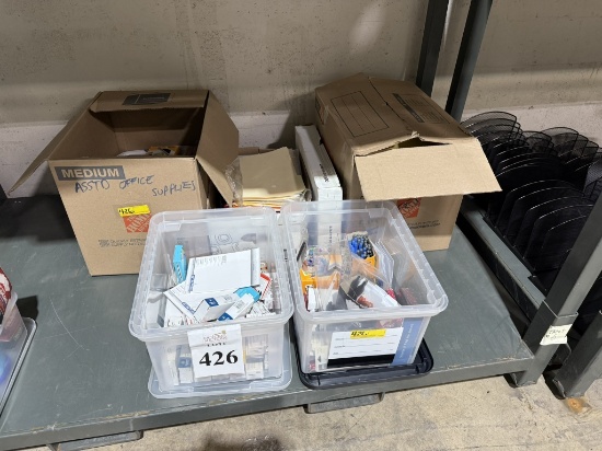 LARGE LOT CONSISTING OF ASSORTED OFFICE SUPPLIES