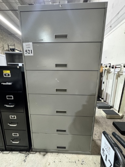 6-DRAWER VERTICAL METAL FILE CABINET