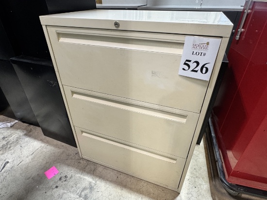 3-DRAWER VERTICAL FILING CABINET