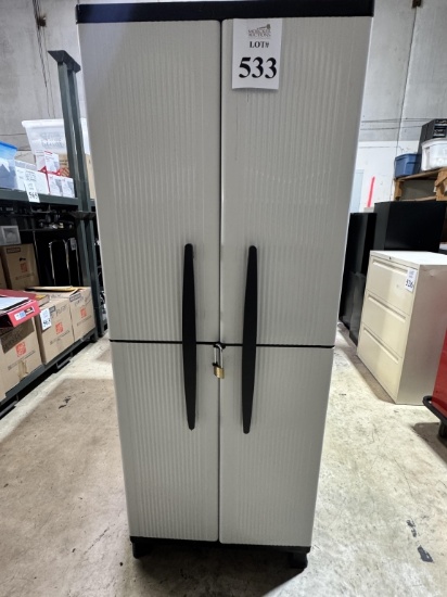 PLASTIC STORAGE CABINET