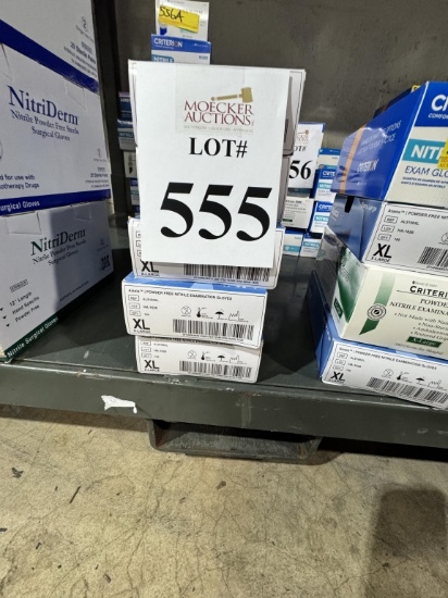 UNOPENED BOXES OF EXTRA LARGE NITRILE GLOVES
