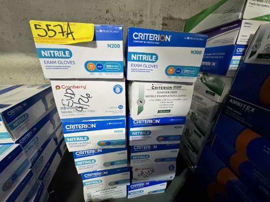 UNOPENED BOXES OF MEDIUM NITRILE GLOVES