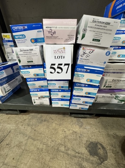 OPEN BOXES OF MEDIUM NITRILE GLOVES