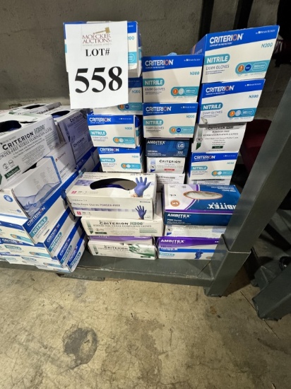 OPEN BOXES OF SMALL NITRILE GLOVES