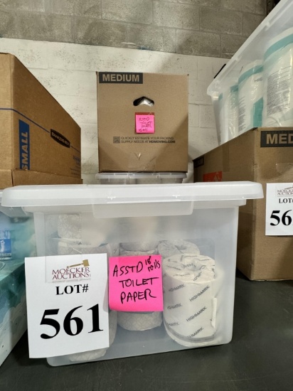 LOT CONSISTING OF ASSORTED TOILET PAPER ROLLS
