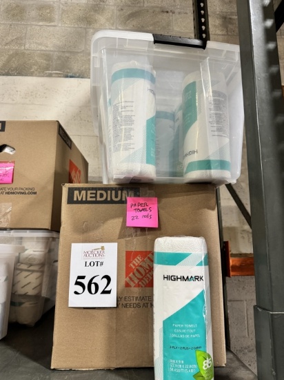 LOT CONSISTING OF ASSORTED PAPER TOWELS