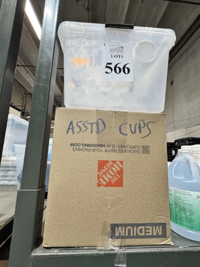 LOT CONSISTING OF ASSORTED FOAM CUPS, 8oz AND 10oz