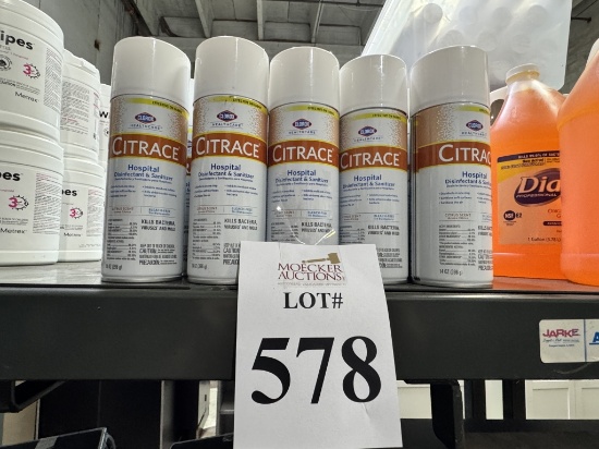 CLOROX CITRACE HOSPITAL DISINFECTANT CANS