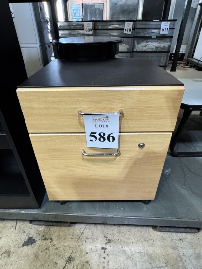 2-DRAWER ROLLING CABINET