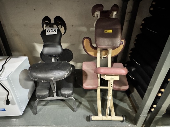 LOT CONSISTING OF (2) PORTABLE MASSAGE CHAIRS