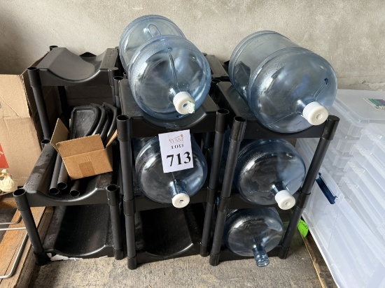 LOT CONSISTING OF (5) 5-GALLON WATER JUG STANDS