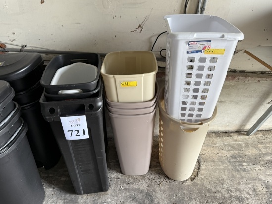 LOT CONSISTING OF ASSORTED TRASH BASKETS