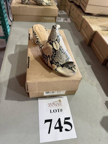 KAANAS MALLORCA SNAKESKIN MULES SANDAL (1) PAIR