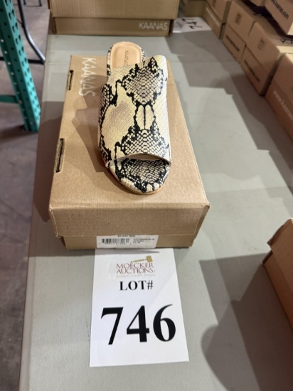 KAANAS MALLORCA SNAKESKIN MULES SANDAL (1) PAIR