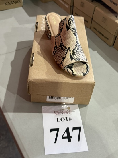 KAANAS MALLORCA SNAKESKIN MULES SANDAL (1) PAIR