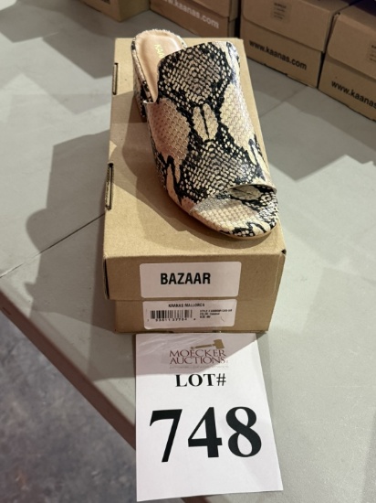KAANAS MALLORCA SNAKESKIN MULES SANDAL (1) PAIR