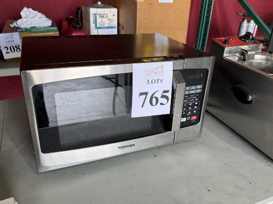 TOSHIBA STAINLESS STEEL MICROWAVE