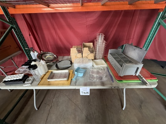 LOT CONSISTING OF ASSORTED CAFÉ EQUIPMENT