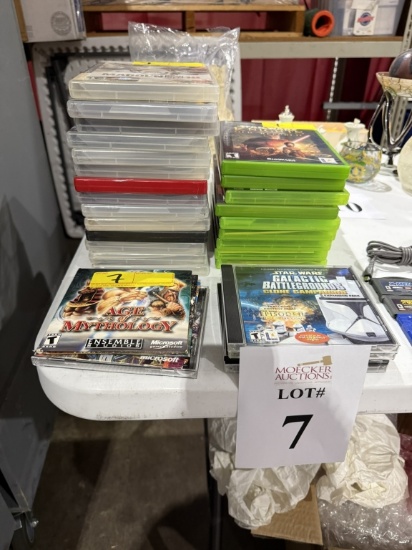 LOT CONSISTING OF ASSORTED VIDEO GAMES FOR XBOX AND PLAY STATION