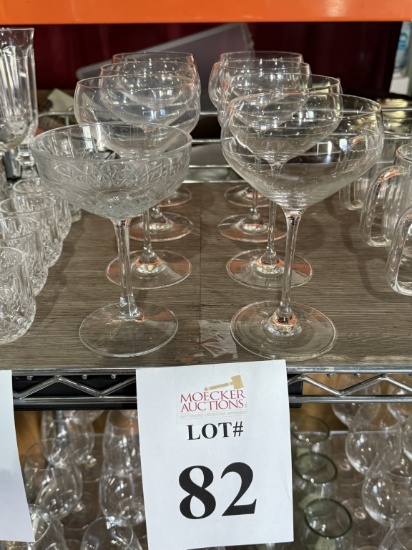 LOT CONSISTING OF (8) COCKTAIL GLASSES