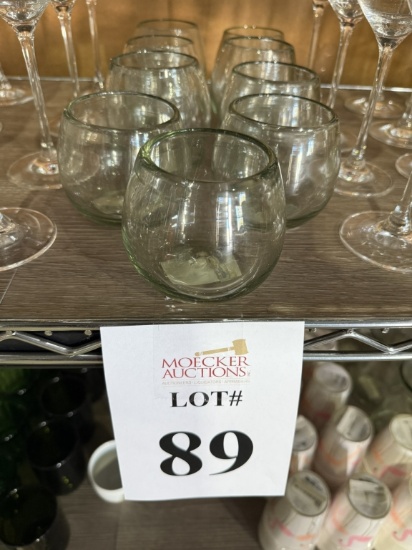 LOT CONSISTING OF (9) ROLI POLI GLASSES (CLEAR)