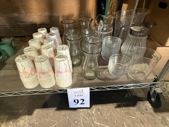 LOT CONSISTING OF ASSORTED GLASSWARE