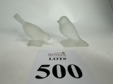 FROSTED GLASS BIRDS