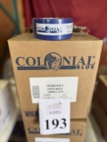 BOXES OF COLONIAL BLUE CREPE MASK TAPE