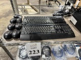 LOT CONSISTING OF ASSORTED KEYBOARDS AND MOUSES