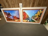 LOT CONSISTING OF FRAMED CANVAS WALL ART