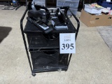LOT CONSISTING OF METAL ROLLING CABINET