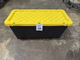 LARGE PLASTIC STORAGE BIN
