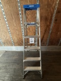 WERNER 6' ALUMINUM A-FRAME LADDER