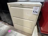 3-DRAWER VERTICAL FILING CABINET