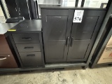 ASSORTED CABINETS (1) 3-DRAWER AND (1) 2-DRAWER