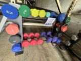 THERAPEUTIC FITNESS DUMBBELLS WITH RACK