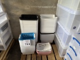 LOT CONSISTING OF (50) STERLITE PLASTIC BASKETS