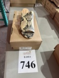 KAANAS MALLORCA SNAKESKIN MULES SANDAL (1) PAIR