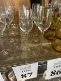 LOT CONSISTING OF (7) ZAFFERANO CORDIAL GLASSES