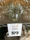 LOT CONSISTING OF (9) ROLI POLI GLASSES (CLEAR)