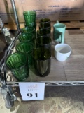 LOT CONSISTING OF ASSORTED GLASSWARE (13) PCS