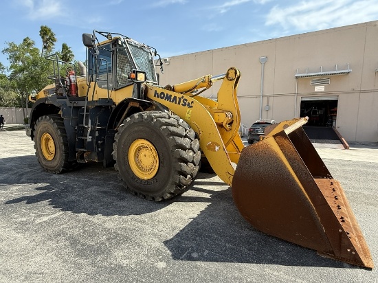 2018 KOMATSU WHEEL LOADER, MODEL WA500-8