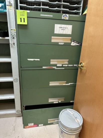 FIVE DRAWER LATERAL FILE CABINETS