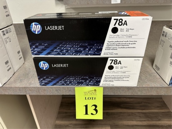HEWLETT PACKARD 78A BLACK TONER CARTRIDGES