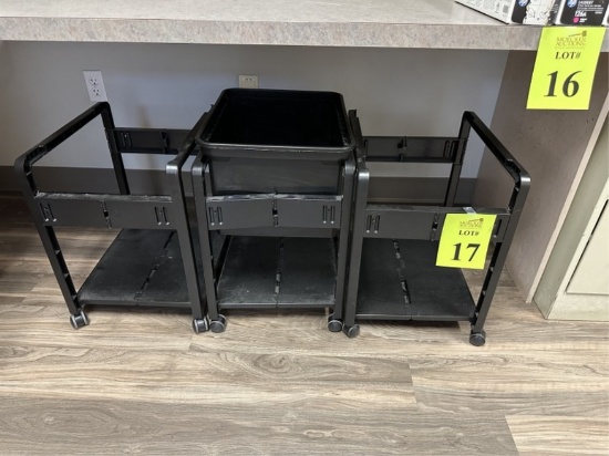 PLASTIC CARTS ON CASTERS